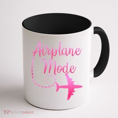 Airplane Mode Traveling Vacation For Womens Coffee Mug back