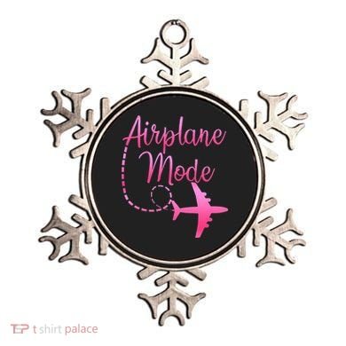 Airplane Mode Traveling Vacation For Womens Ornament