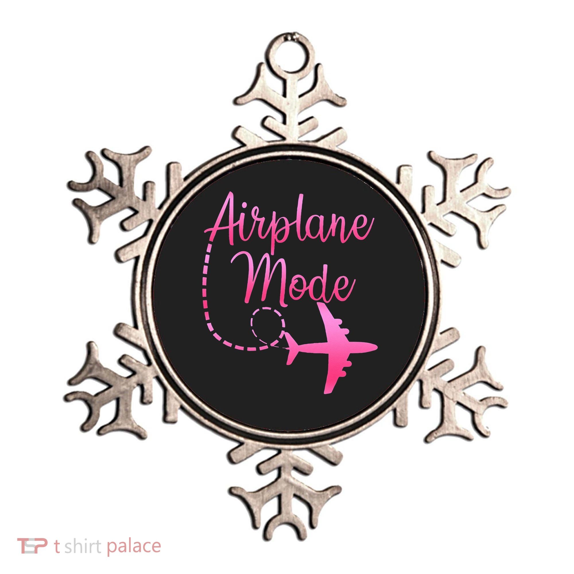 Airplane Mode Traveling Vacation For Womens Ornament