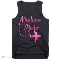 Airplane Mode Traveling Vacation For Womens Tank Top thumb 0