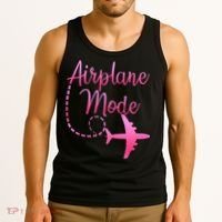 Airplane Mode Traveling Vacation For Womens Tank Top thumb 3