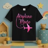 Airplane Mode Traveling Vacation For Womens Toddler T-Shirt thumb 3