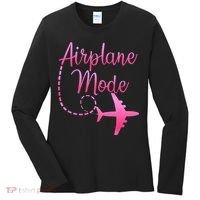 Airplane Mode Traveling Vacation For Womens Women's Long Sleeve Shirt thumb 0