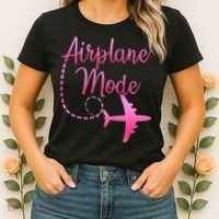 Airplane Mode Traveling Vacation For Womens Women's T-Shirt thumb 2