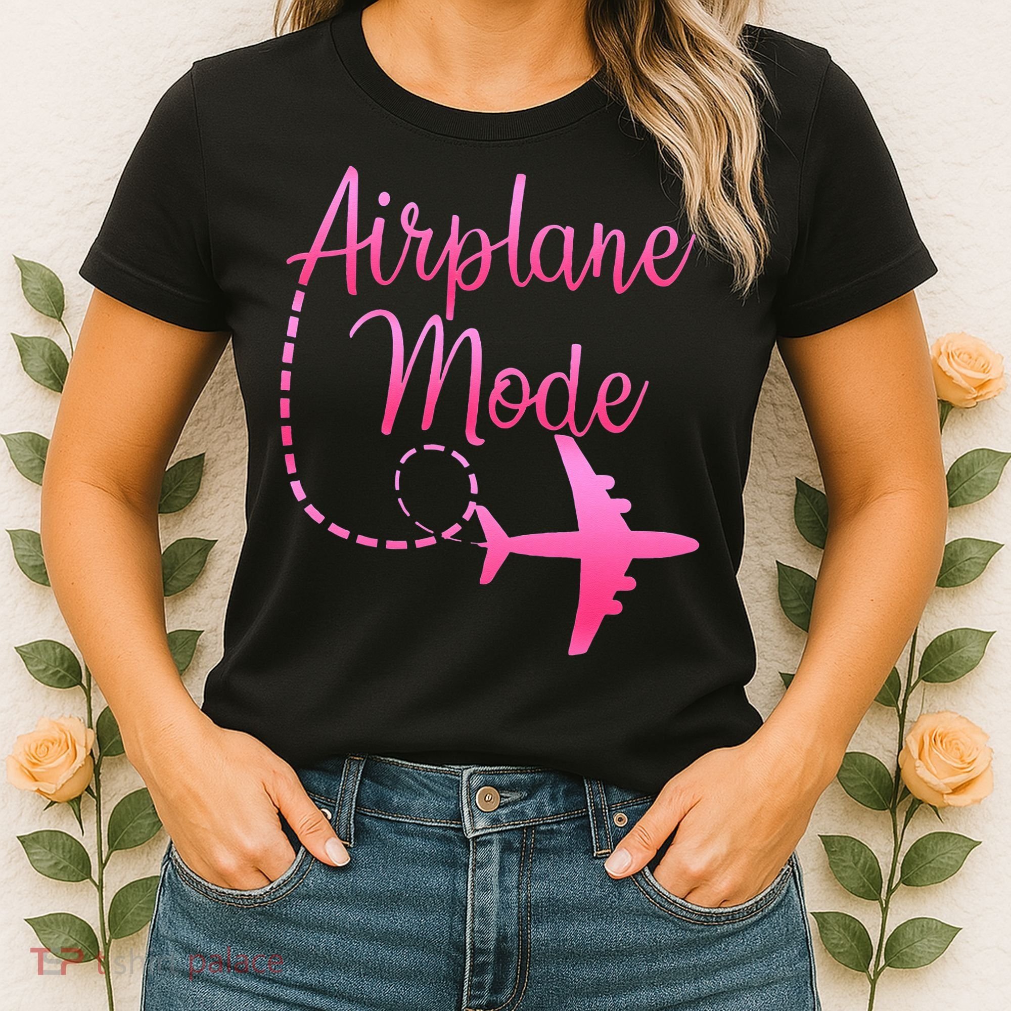 Airplane Mode Traveling Vacation For Womens Women's T-Shirt