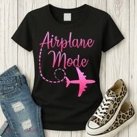 Airplane Mode Traveling Vacation For Womens Women's T-Shirt thumb 3
