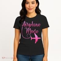 Airplane Mode Traveling Vacation For Womens Women's T-Shirt thumb 4