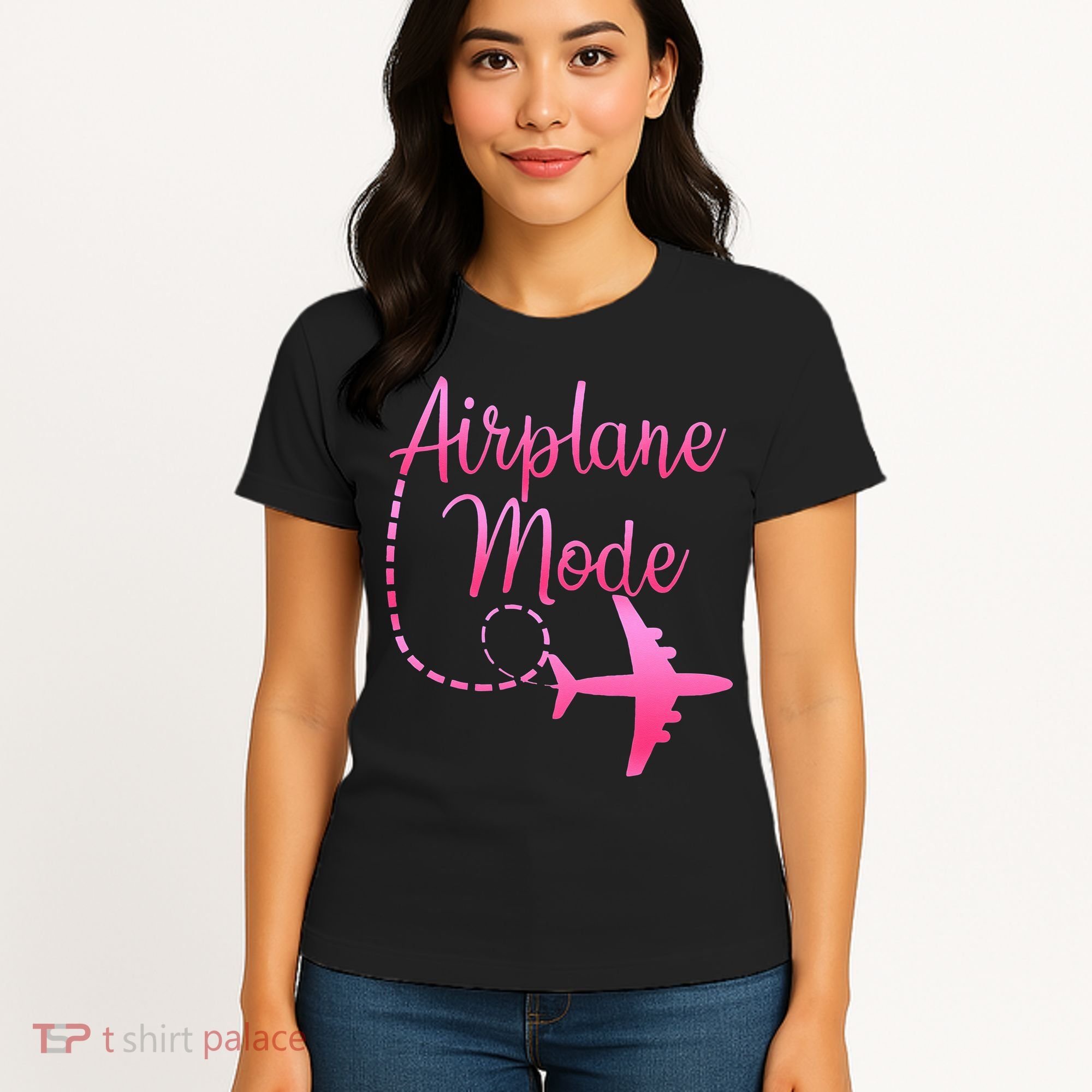 Airplane Mode Traveling Vacation For Womens Women's T-Shirt