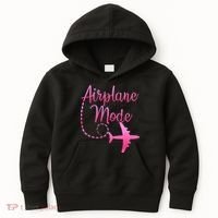 Airplane Mode Traveling Vacation For Womens Kids Hoodie thumb 0