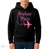 Airplane Mode Traveling Vacation For Womens Kids Hoodie thumb 4