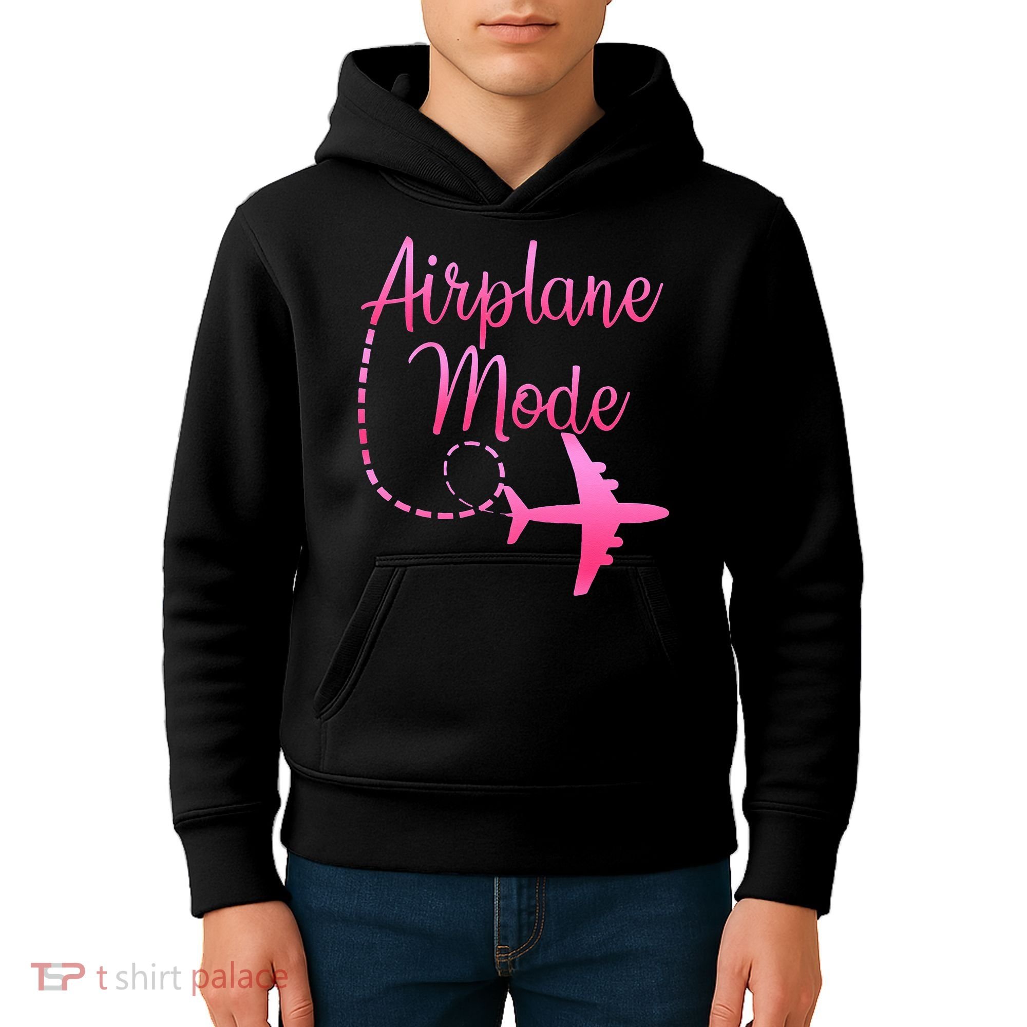 Airplane Mode Traveling Vacation For Womens Kids Hoodie