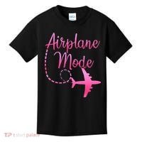 Airplane Mode Traveling Vacation For Womens Kids T-Shirt thumb 0