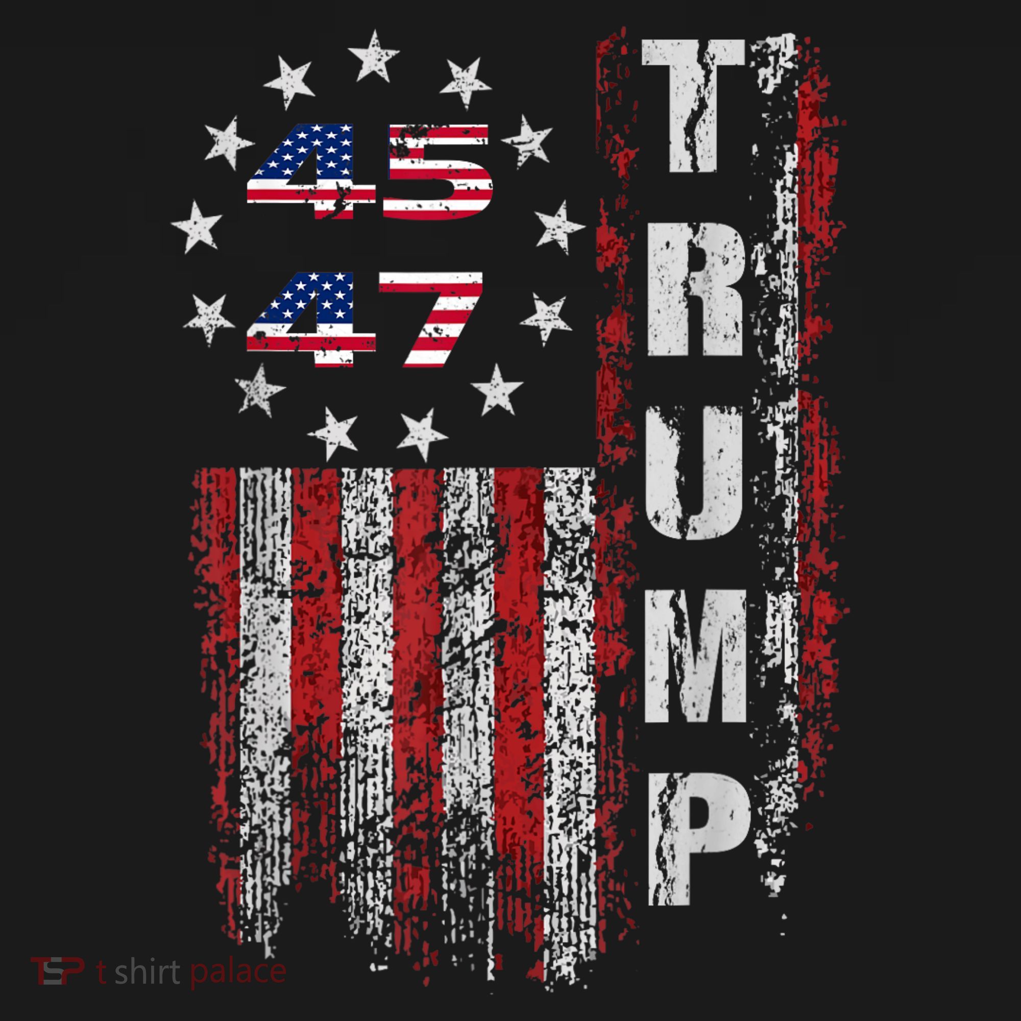 American Made Trump Merchandise Trump 45 47 Flag 2025 Sweatshirt
