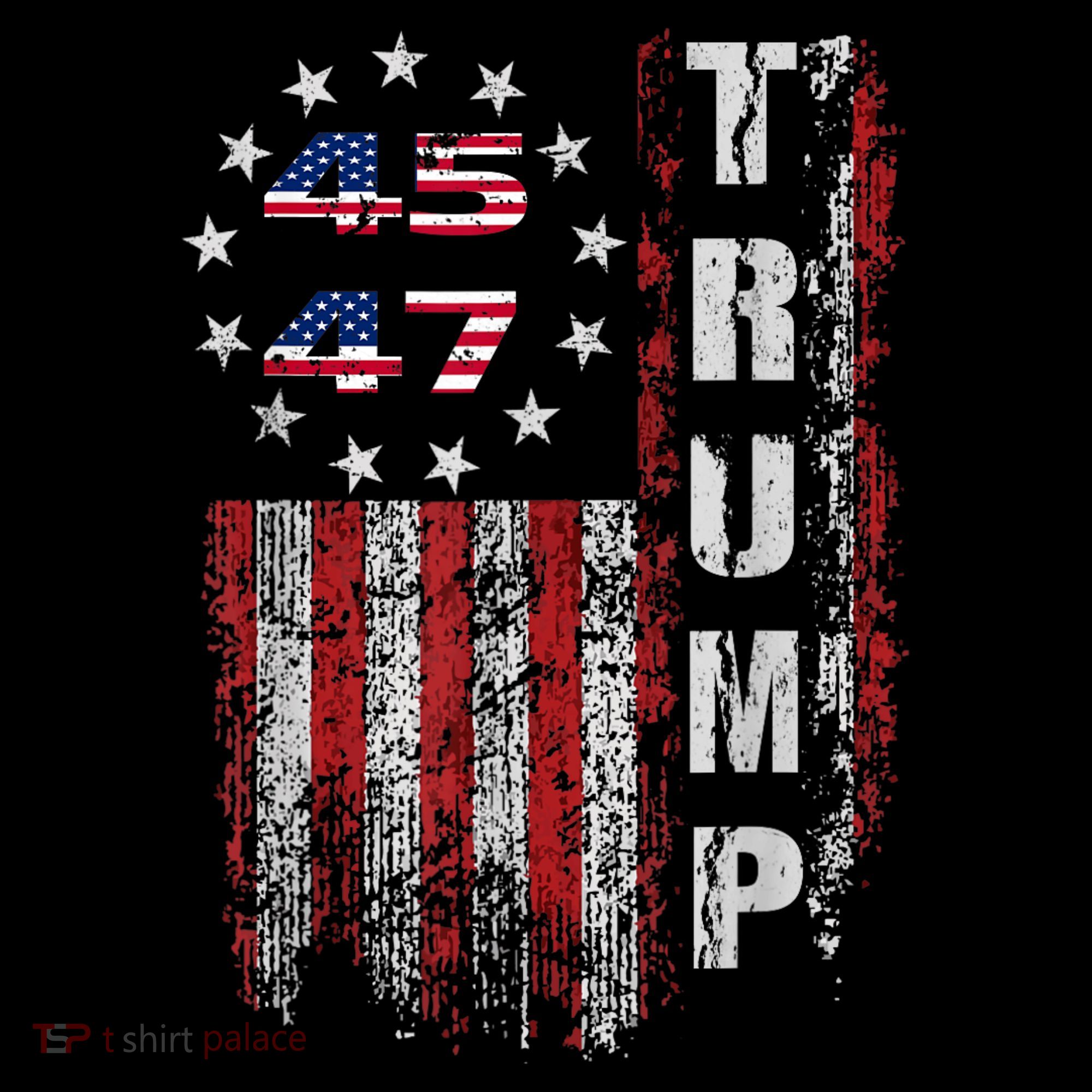 American Made Trump Merchandise Trump 45 47 Flag 2025 Coffee Mug