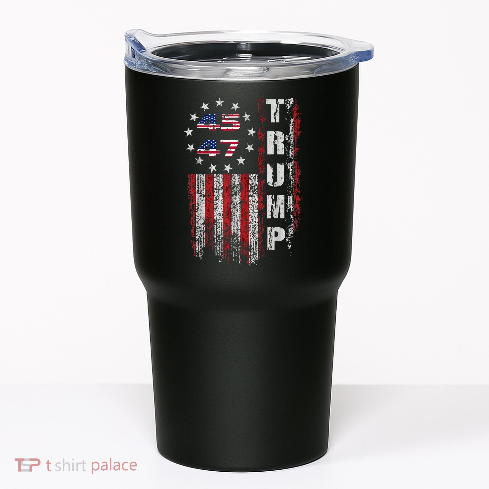 American Made Trump Merchandise Trump 45 47 Flag 2025 Tumbler