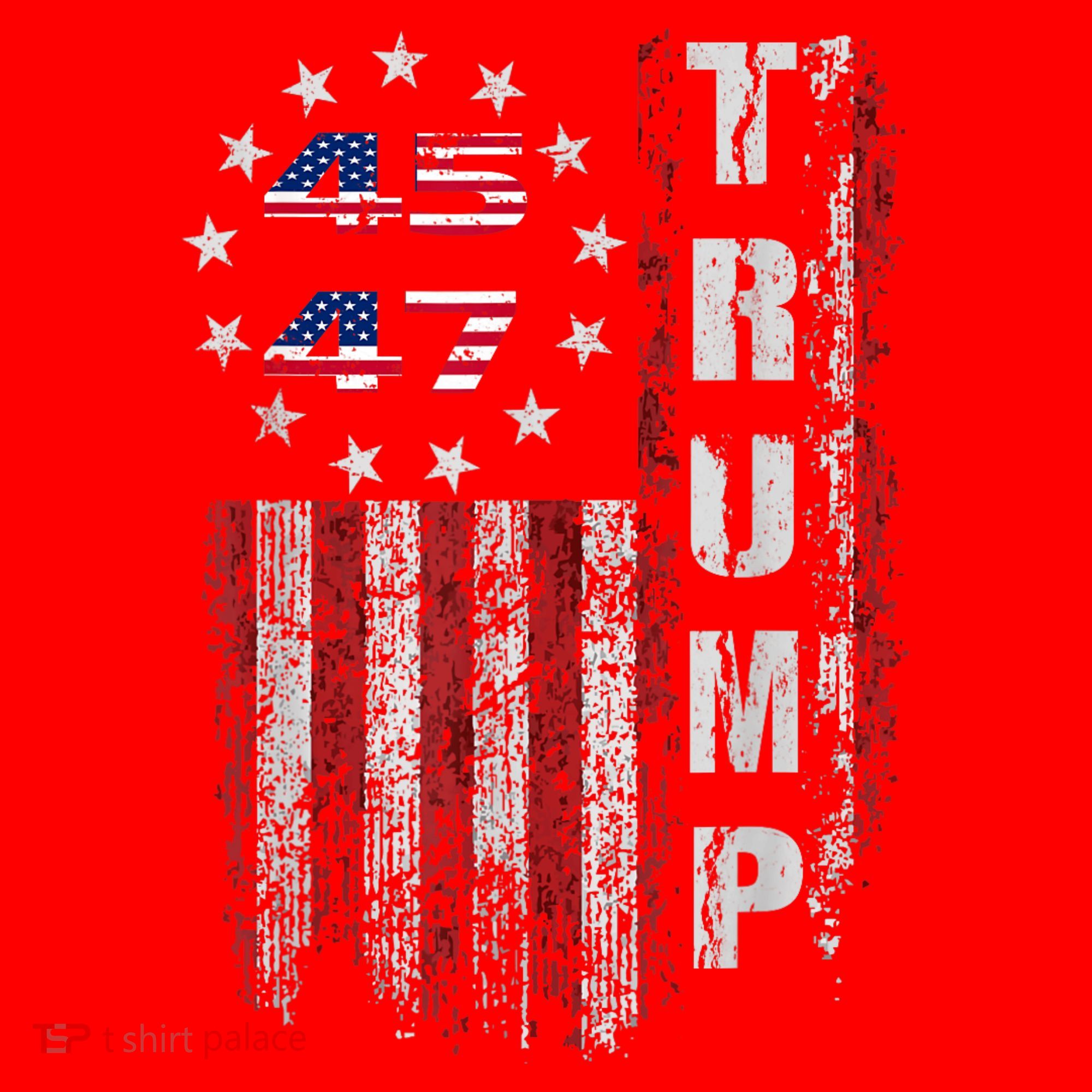 American Made Trump Merchandise Trump 45 47 Flag 2025 Santa Hat