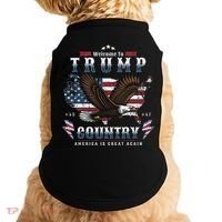 American Made Trump Merchandise Flag Trump 45 47 Doggie Tank thumb 0
