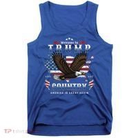 American Made Trump Merchandise Flag Trump 45 47 Tank Top thumb 0