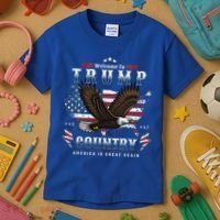 American Made Trump Merchandise Flag Trump 45 47 Kids T-Shirt thumb 3