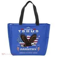 American Made Trump Merchandise Flag Trump 45 47 Tote Bag thumb 0