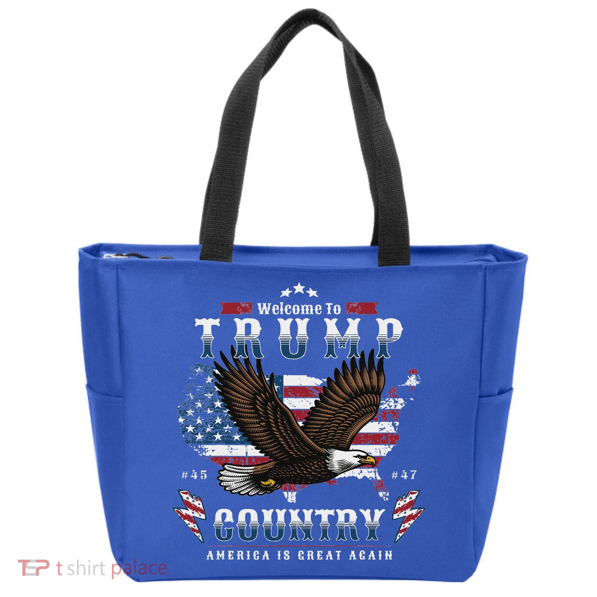 American Made Trump Merchandise Flag Trump 45 47 Tote Bag