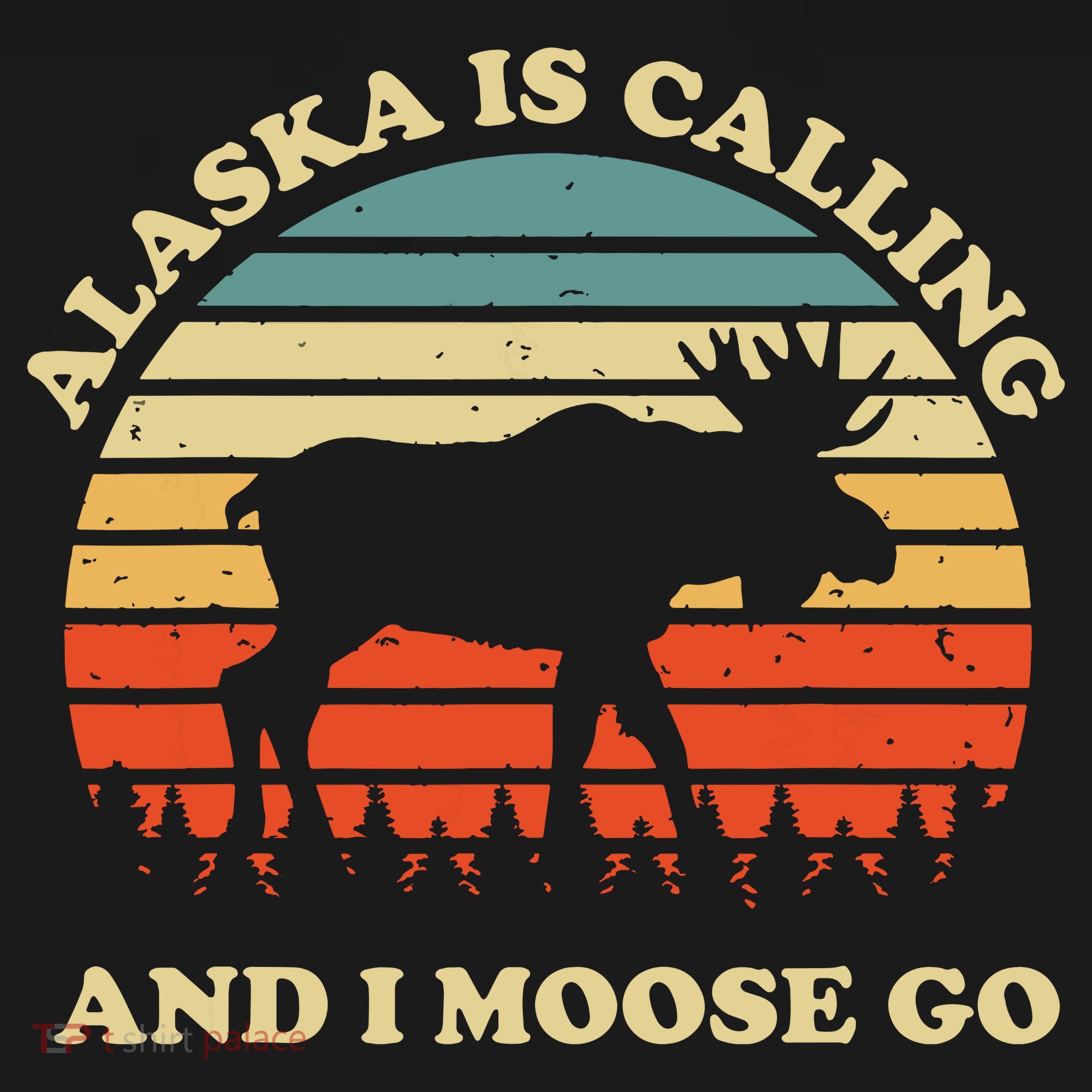 Alaska Moose Tourist Travel Funny Apron