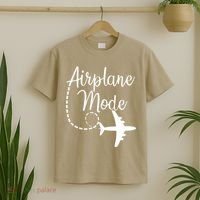 Airplane Mode Traveling Vacation Funny Gift For Traveler Adventure Gift T-Shirt thumb 2