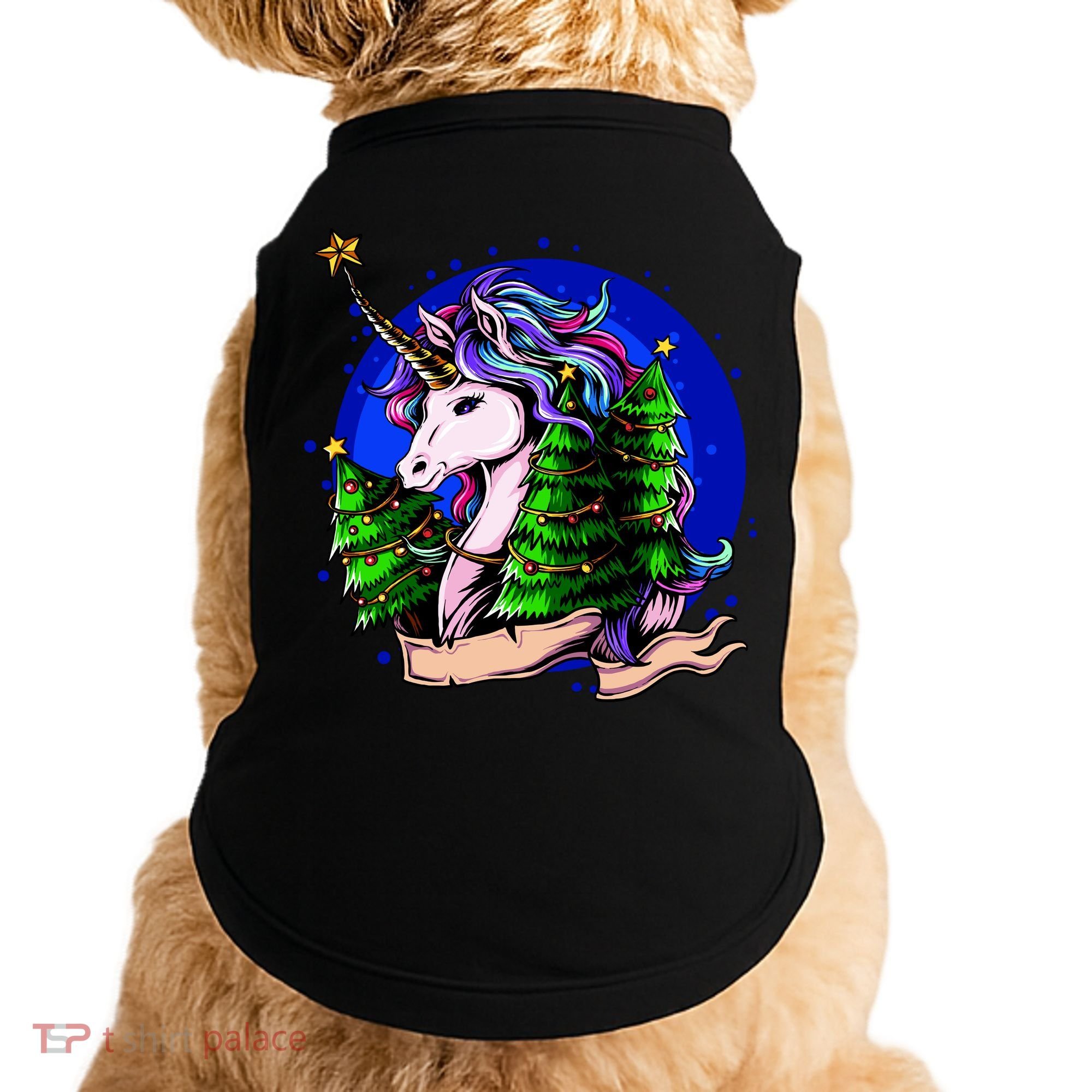 A Magical Unicorn Christmas Doggie Tank