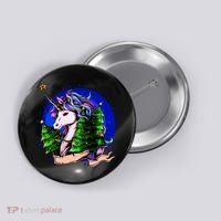 A Magical Unicorn Christmas Button thumb 0
