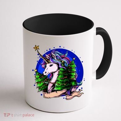 A Magical Unicorn Christmas Coffee Mug back