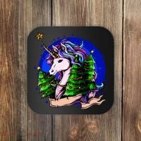 A Magical Unicorn Christmas Coaster thumb 0