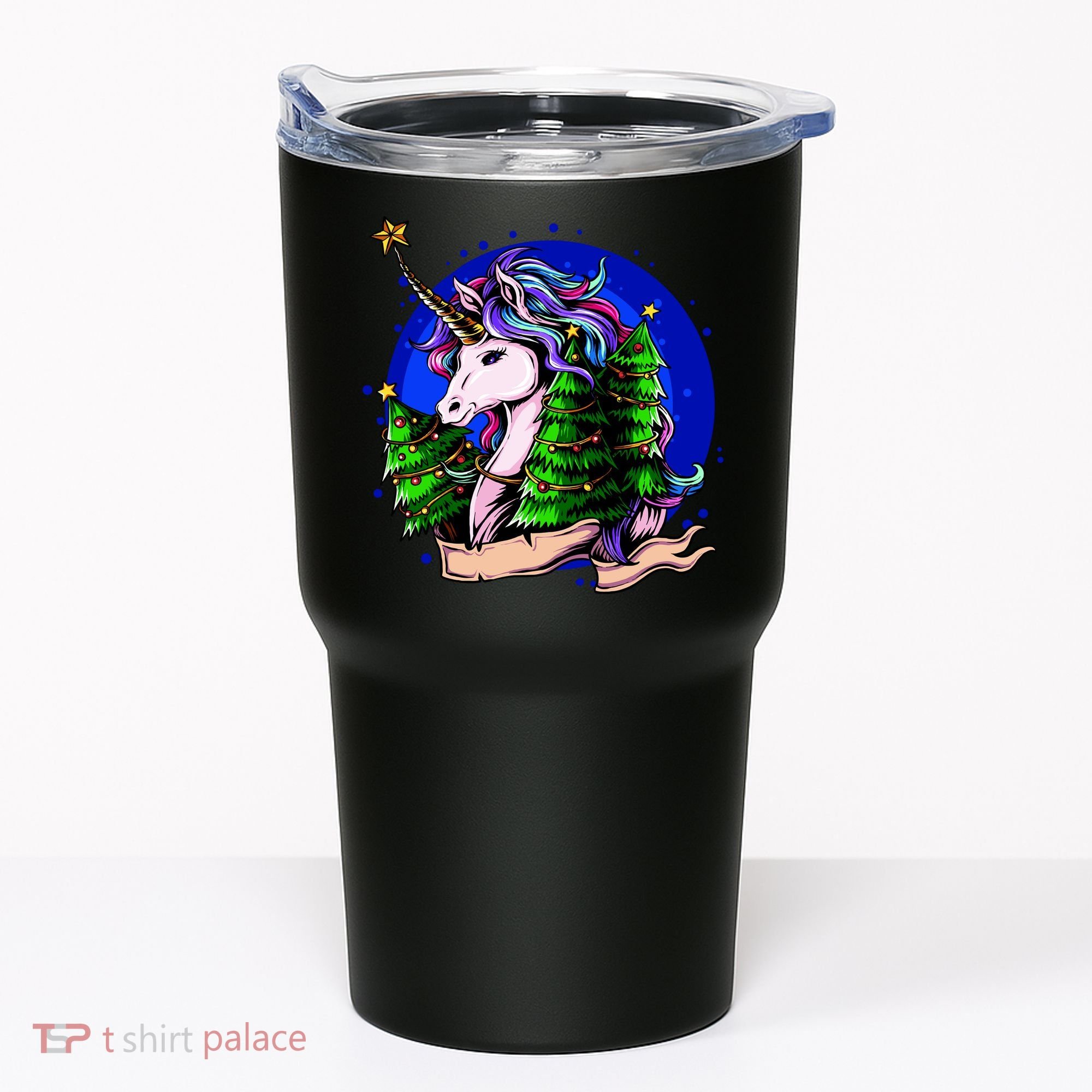 A Magical Unicorn Christmas Tumbler