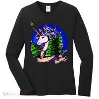 A Magical Unicorn Christmas Women's Long Sleeve Shirt thumb 0