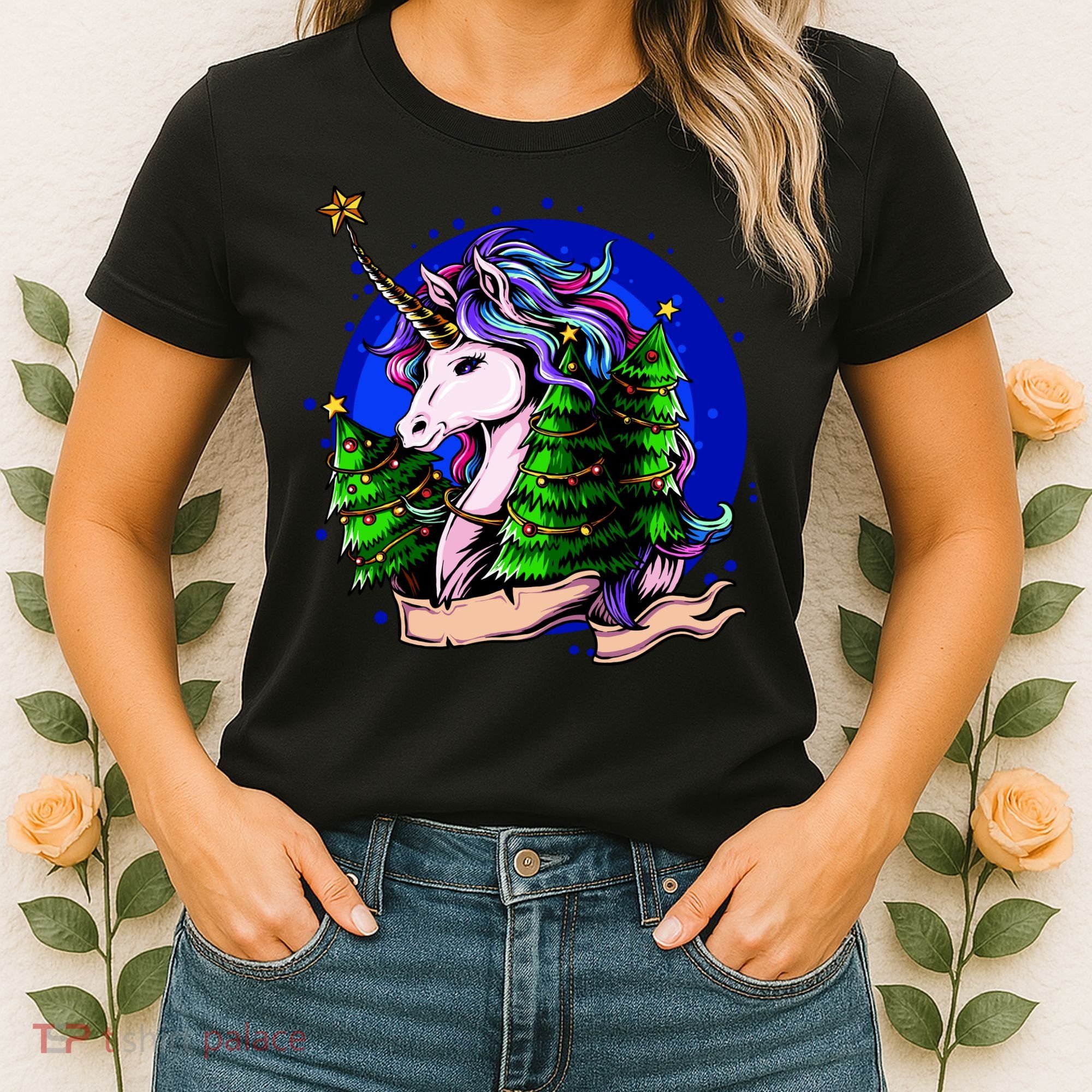 A Magical Unicorn Christmas Women's T-Shirt