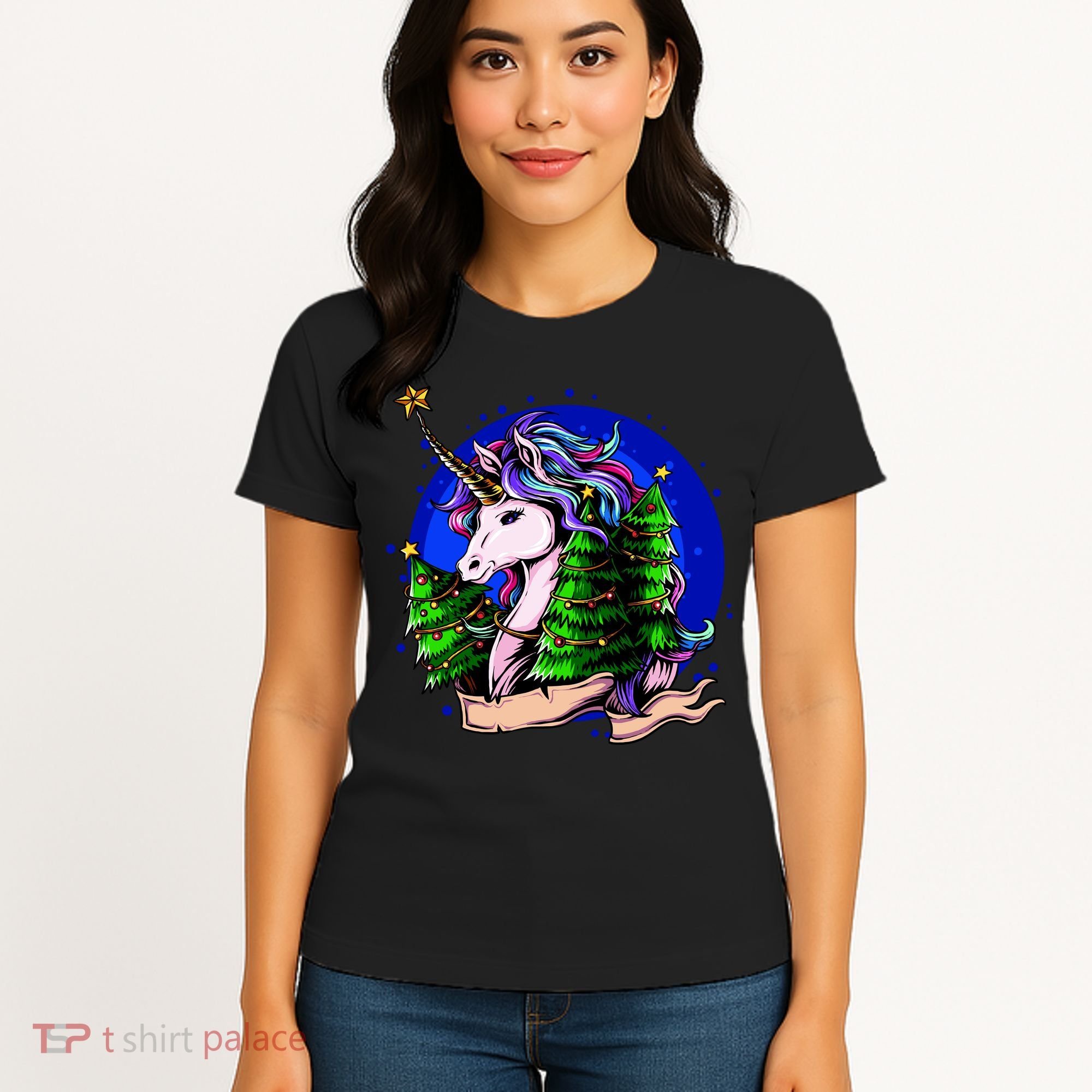 A Magical Unicorn Christmas Women's T-Shirt