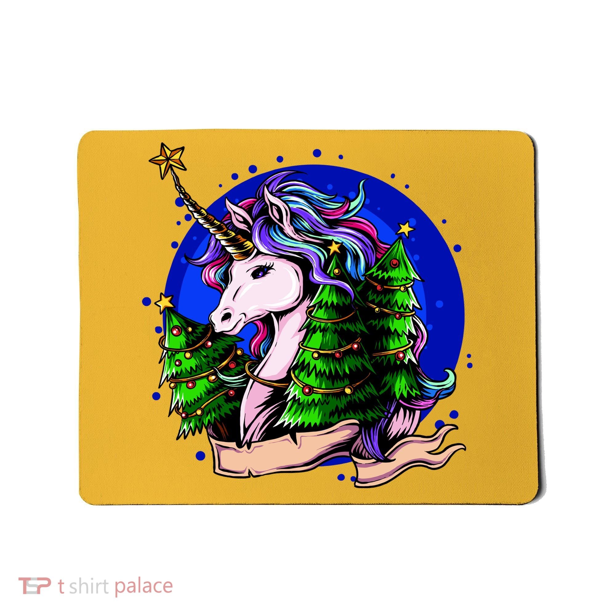 A Magical Unicorn Christmas Mousepad