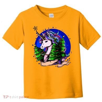 A Magical Unicorn Christmas Toddler T-Shirt