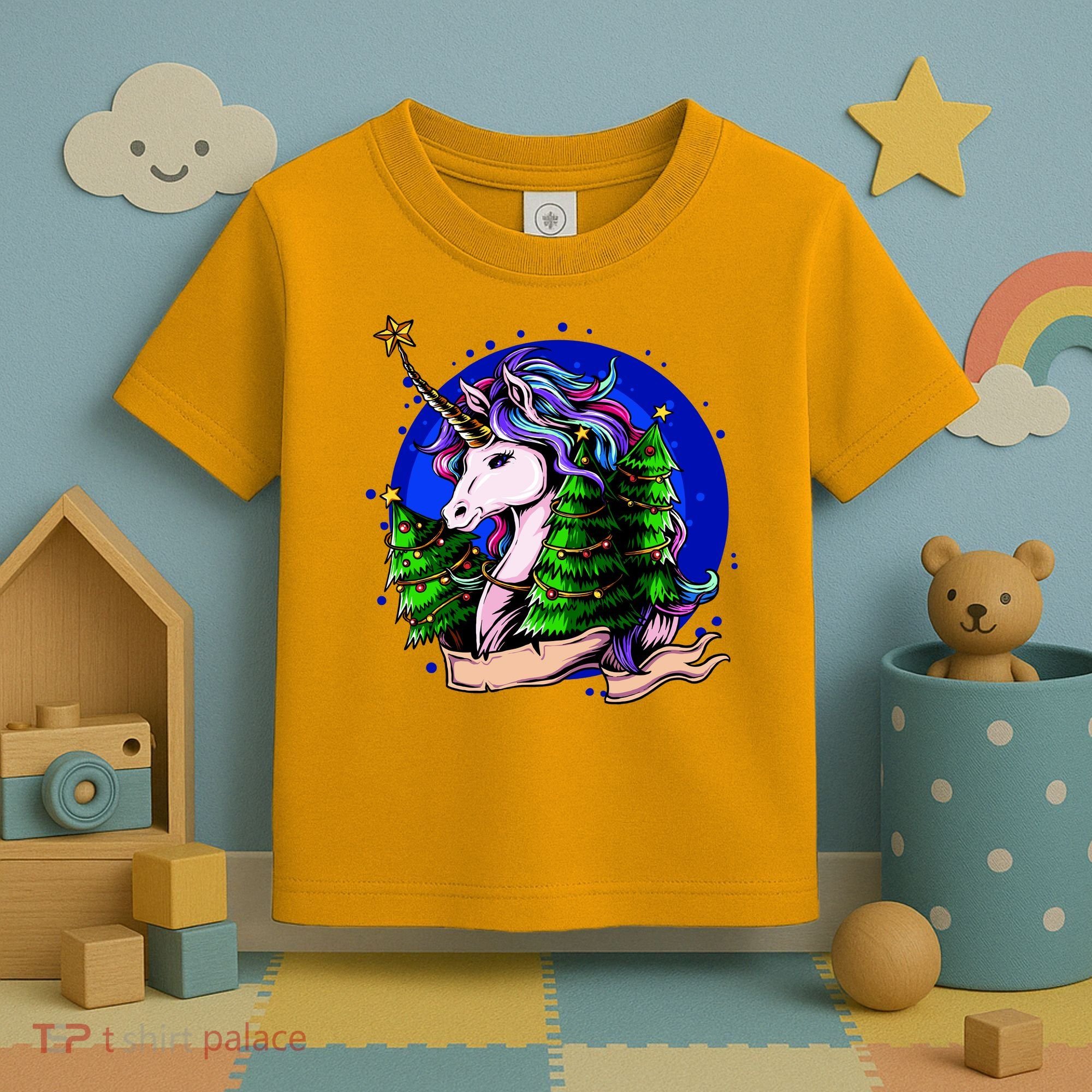 A Magical Unicorn Christmas Toddler T-Shirt