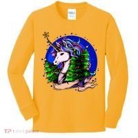 A Magical Unicorn Christmas Kids Long Sleeve Shirt thumb 0