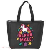 Alpha Male Unicorn Funny Embarrassing Joke Ironic Tote Bag thumb 0