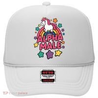 Alpha Male Unicorn Funny Embarrassing Joke Ironic Hat thumb 0