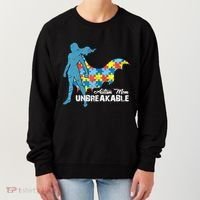 Autism Mom Unbreakable Autism Awareness Puzzle Gift Women's Sweatshirt thumb 0