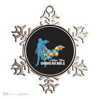 Autism Mom Unbreakable Autism Awareness Puzzle Gift Ornament thumb 0