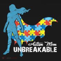 Autism Mom Unbreakable Autism Awareness Puzzle Gift Ornament thumb 1