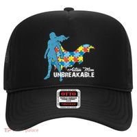 Autism Mom Unbreakable Autism Awareness Puzzle Gift Hat thumb 0