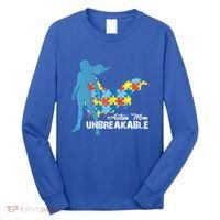 Autism Mom Unbreakable Autism Awareness Puzzle Gift Long Sleeve Shirt thumb 0