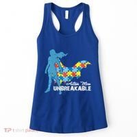 Autism Mom Unbreakable Autism Awareness Puzzle Gift Women's Tank Top thumb 0