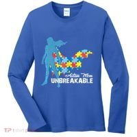 Autism Mom Unbreakable Autism Awareness Puzzle Gift Women's Long Sleeve Shirt thumb 0