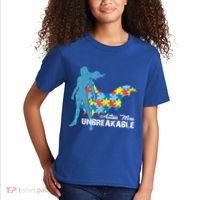 Autism Mom Unbreakable Autism Awareness Puzzle Gift Kids T-Shirt thumb 2