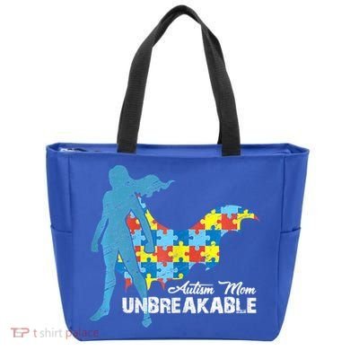 Autism Mom Unbreakable Autism Awareness Puzzle Gift Tote Bag
